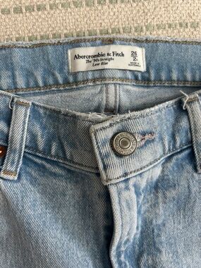 Abercrombie & Fitch the 90s straight low rise Women's Jeans